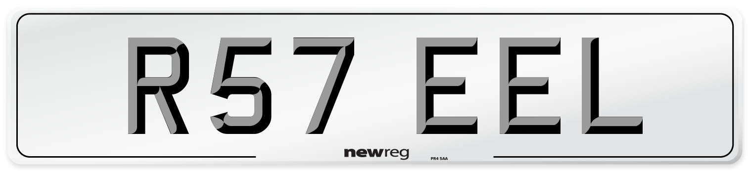 R57 EEL Number Plate from New Reg